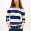 Rugby Stripe Cable Knit Sweater Rugby Stripe Cable Knit Sweater