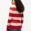 Rugby Stripe Cable Knit Sweater Rugby Stripe Cable Knit Sweater
