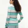Rugby Stripe Cable Knit Sweater Rugby Stripe Cable Knit Sweater