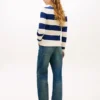 Rugby Stripe Cable Knit Sweater Rugby Stripe Cable Knit Sweater