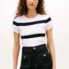 Rugby Stripe Crewneck T-Shirt