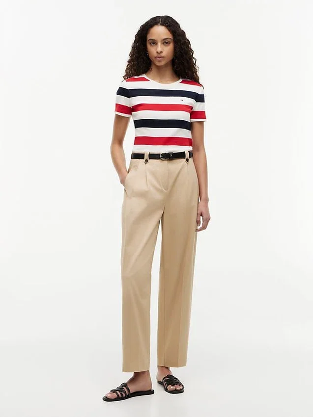 Rugby Stripe Crewneck T-Shirt Rugby Stripe Crewneck T-Shirt