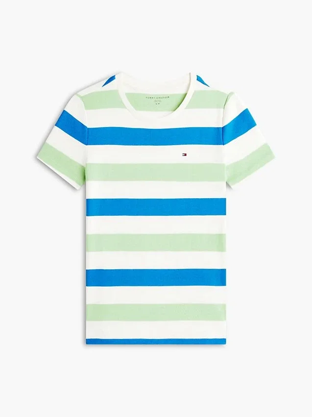 Rugby Stripe Crewneck T-Shirt Rugby Stripe Crewneck T-Shirt