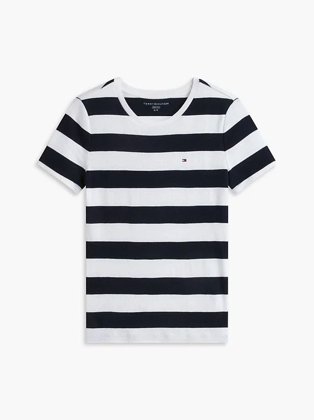 Rugby Stripe Crewneck T-Shirt Rugby Stripe Crewneck T-Shirt