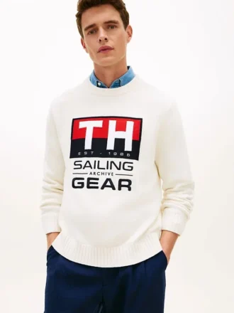 Sailing Logo Crewneck Sweater