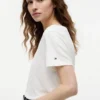 Scoop Neck Linen-Blend T-Shirt Scoop Neck Linen-Blend T-Shirt