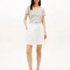 Scoop Neck Linen-Blend T-Shirt Scoop Neck Linen-Blend T-Shirt