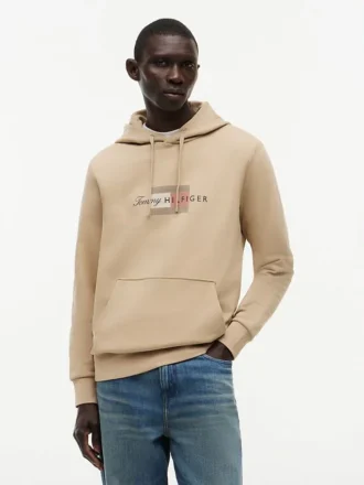 Script Flag Logo Hoodie
