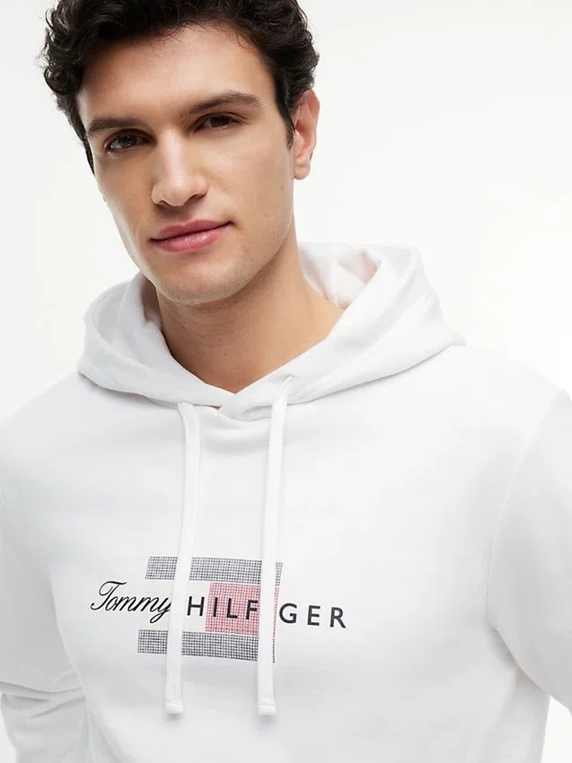Script Flag Logo Hoodie Script Flag Logo Hoodie