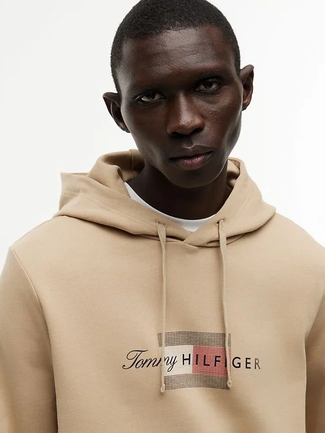 Script Flag Logo Hoodie Script Flag Logo Hoodie