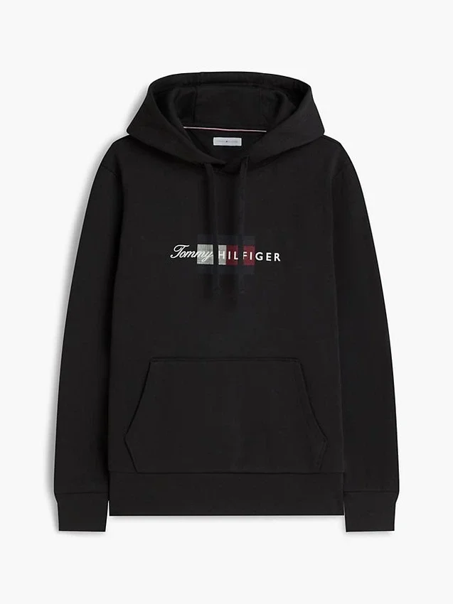 Script Flag Logo Hoodie Script Flag Logo Hoodie