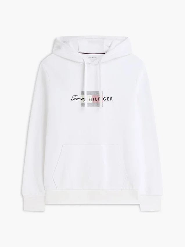 Script Flag Logo Hoodie Script Flag Logo Hoodie