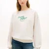 Script Logo Boatneck Sweatshirt