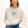 Script Logo Boatneck Sweatshirt