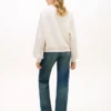 Script Logo Boatneck Sweatshirt