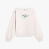 Script Logo Boatneck Sweatshirt
