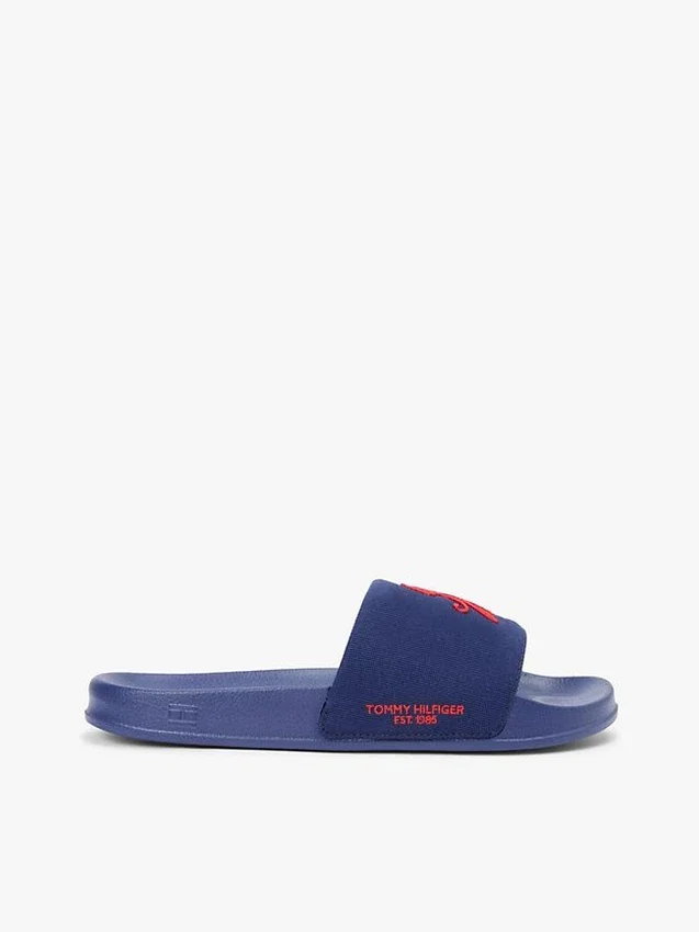 Script Monogram Canvas Pool Slide Script Monogram Canvas Pool Slide
