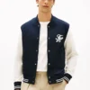 Script Monogram Heavyweight Terry Bomber