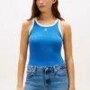 Script Monogram Rib-Knit Tank Top Script Monogram Rib-Knit Tank Top