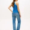 Script Monogram Rib-Knit Tank Top Script Monogram Rib-Knit Tank Top