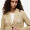 Script Monogram Stretch Twill Blazer Script Monogram Stretch Twill Blazer