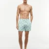 Script Monogram Striped 5″ Swim Trunk