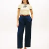 Script Monogram Striped Ringer T-Shirt
