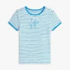 Script Monogram Striped Ringer T-Shirt