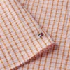 Shirred Gingham Seersucker Midi Dress