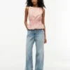 Shirred Gingham Seersucker Tank Top Shirred Gingham Seersucker Tank Top