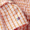 Shirred Gingham Seersucker Tank Top Shirred Gingham Seersucker Tank Top