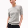 Short-Sleeve Cable Knit Sweater Short-Sleeve Cable Knit Sweater