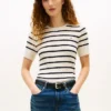 Short-Sleeve Cable Knit Sweater Short-Sleeve Cable Knit Sweater