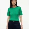 Short-Sleeve Cable Knit Sweater Short-Sleeve Cable Knit Sweater