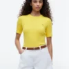 Short-Sleeve Cable Knit Sweater Short-Sleeve Cable Knit Sweater