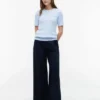 Short-Sleeve Cable Knit Sweater Short-Sleeve Cable Knit Sweater