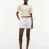 Short-Sleeve Cable Knit Sweater Short-Sleeve Cable Knit Sweater