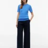 Short-Sleeve Cable Knit Sweater Short-Sleeve Cable Knit Sweater