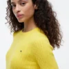 Short-Sleeve Cable Knit Sweater Short-Sleeve Cable Knit Sweater