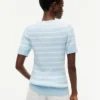 Short-Sleeve Cable Knit Sweater Short-Sleeve Cable Knit Sweater