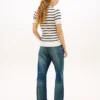 Short-Sleeve Cable Knit Sweater Short-Sleeve Cable Knit Sweater