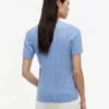 Short-Sleeve Cable Knit Sweater Short-Sleeve Cable Knit Sweater