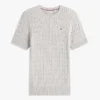Short-Sleeve Cable Knit Sweater Short-Sleeve Cable Knit Sweater