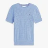 Short-Sleeve Cable Knit Sweater Short-Sleeve Cable Knit Sweater