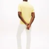 Short-Sleeve Cable Knit Sweater Polo