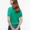 Short-Sleeve Cable Knit Sweater Polo Short-Sleeve Cable Knit Sweater Polo