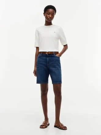 Short-Sleeve Crewneck Sweater