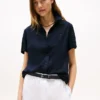 Short-Sleeve Linen-Blend Shirt Short-Sleeve Linen-Blend Shirt