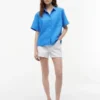 Short-Sleeve Linen-Blend Shirt Short-Sleeve Linen-Blend Shirt