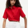 Short-Sleeve Linen-Blend Shirt Short-Sleeve Linen-Blend Shirt